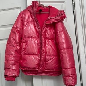 All in Motion Kids Pink Puffer Jacket Size 10/12 (Large)